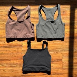 Bundle of 3 - Girlfriend Collective Sports Bra Paloma - XS